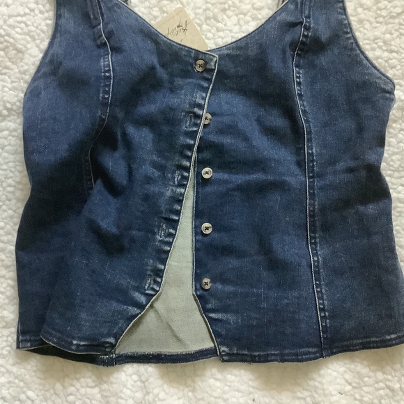 Free people Kara Denim Vest size medium - Picture 5 of 7